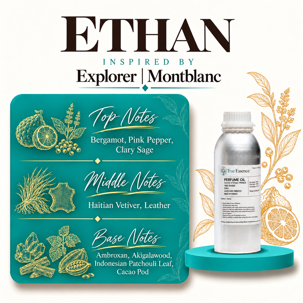 ETHAN Inspired By Explorer | Montblanc | Top Quality