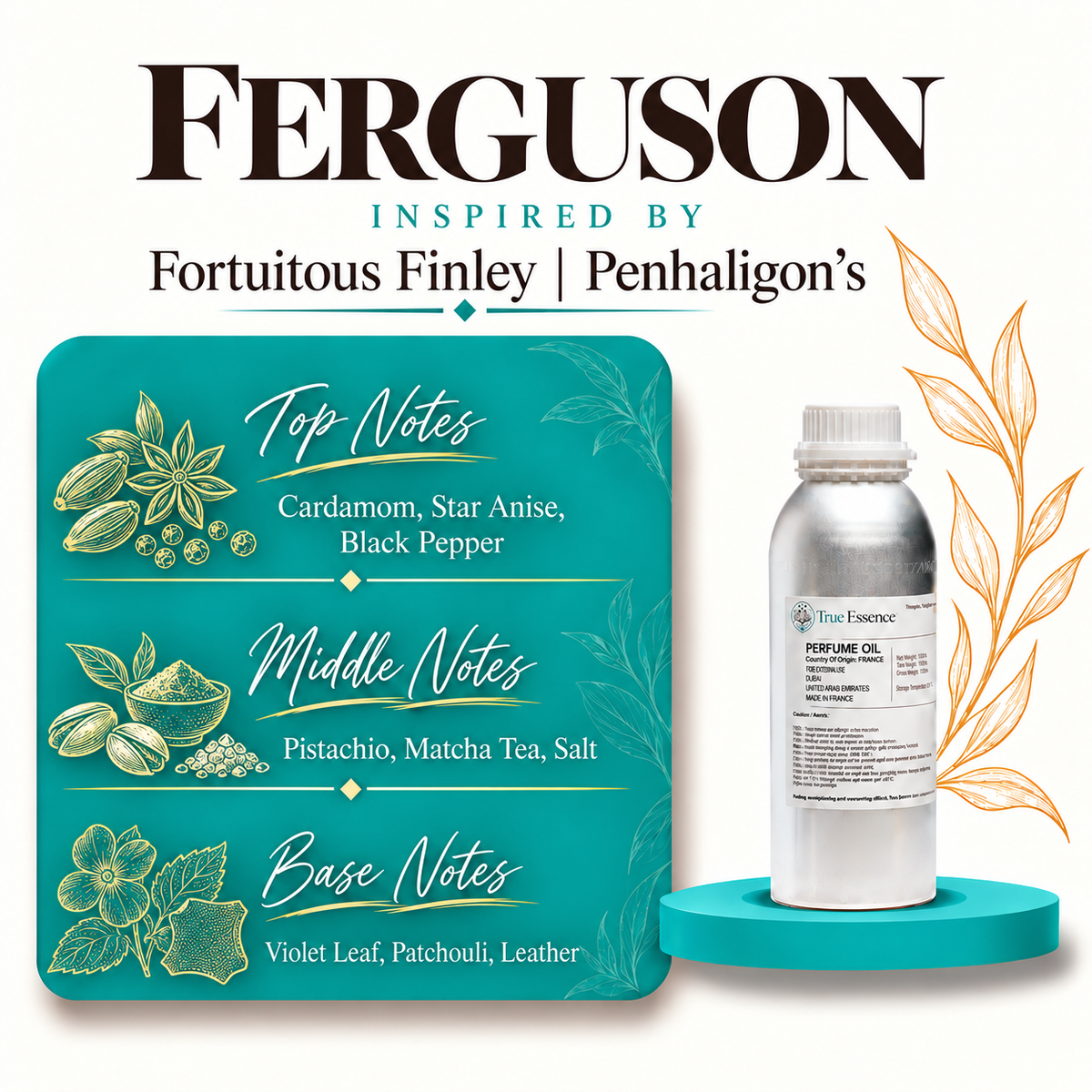 FERGUSON Inspired by Fortuitous Finley | Penhaligon's | Medium  Quality