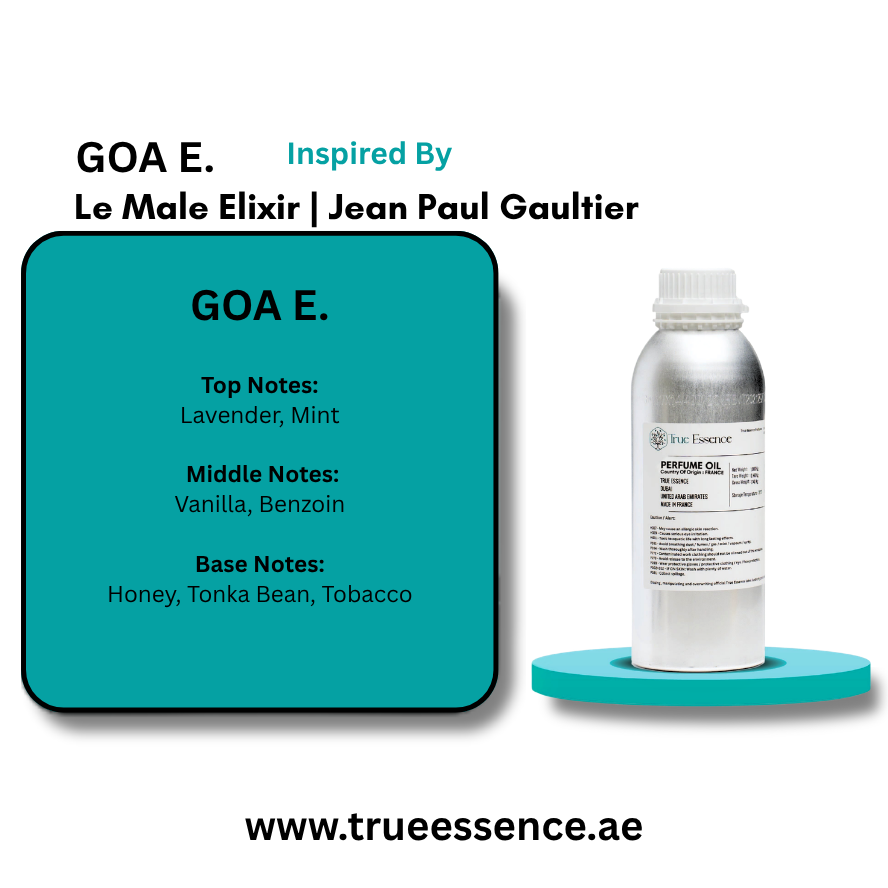 GOA E. Inspired By Le Male Elixir | Jean Paul Gaultier | Medium Quantity