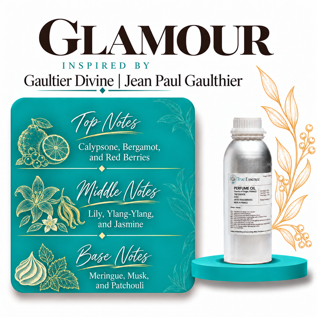 GLAMOUR Inspired by Gaultier Divine | Jean Paul Gaulthier | Top Quality