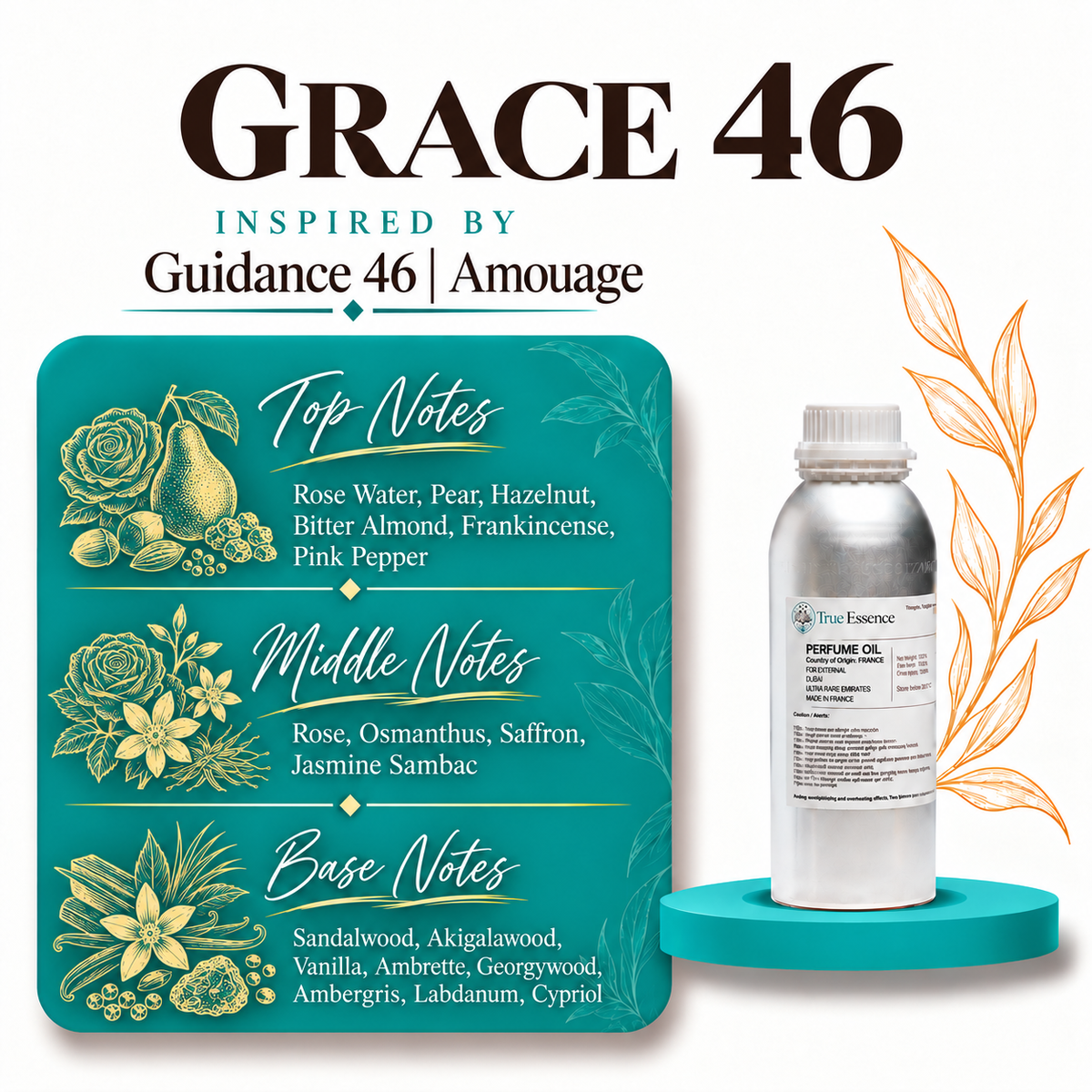 Grace 46 Inspired by Guidance 46 | Amouage | Top Quality