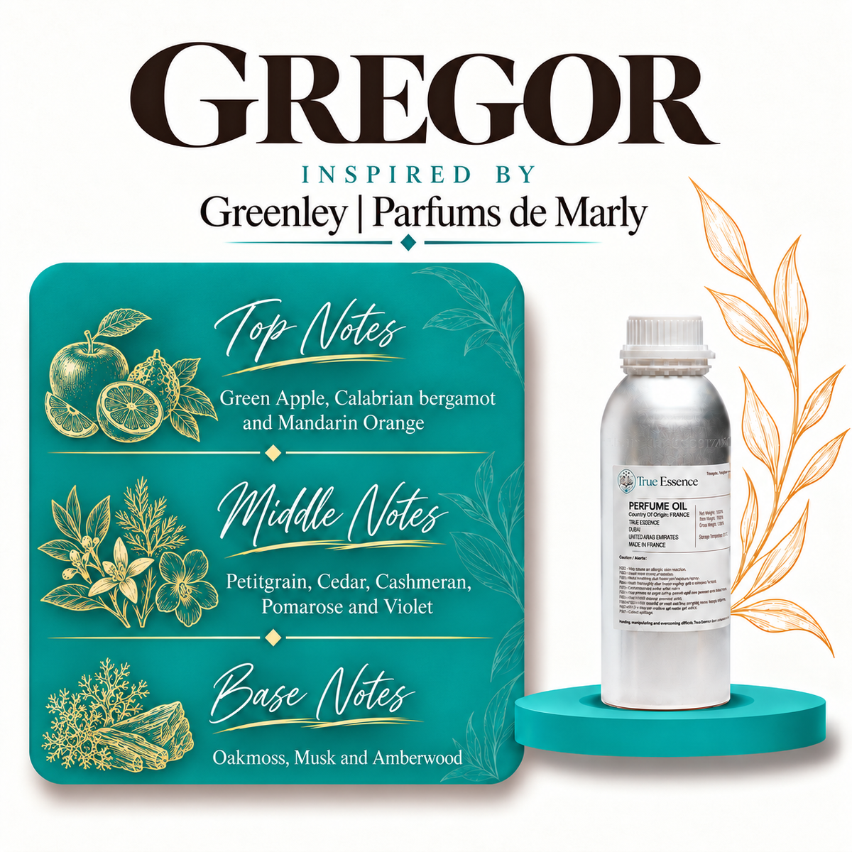 GREGOR Inspired By Greenley | Parfums de Marly | Medium Quality
