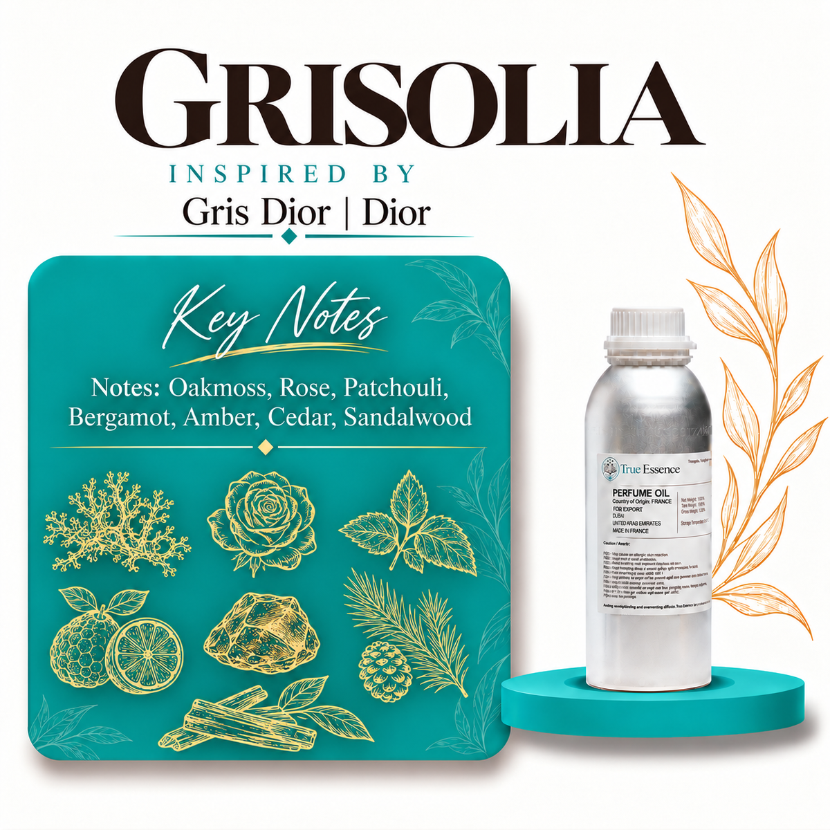 GRISOLIA Inspired by Gris Dior | Dior | Medium Quality