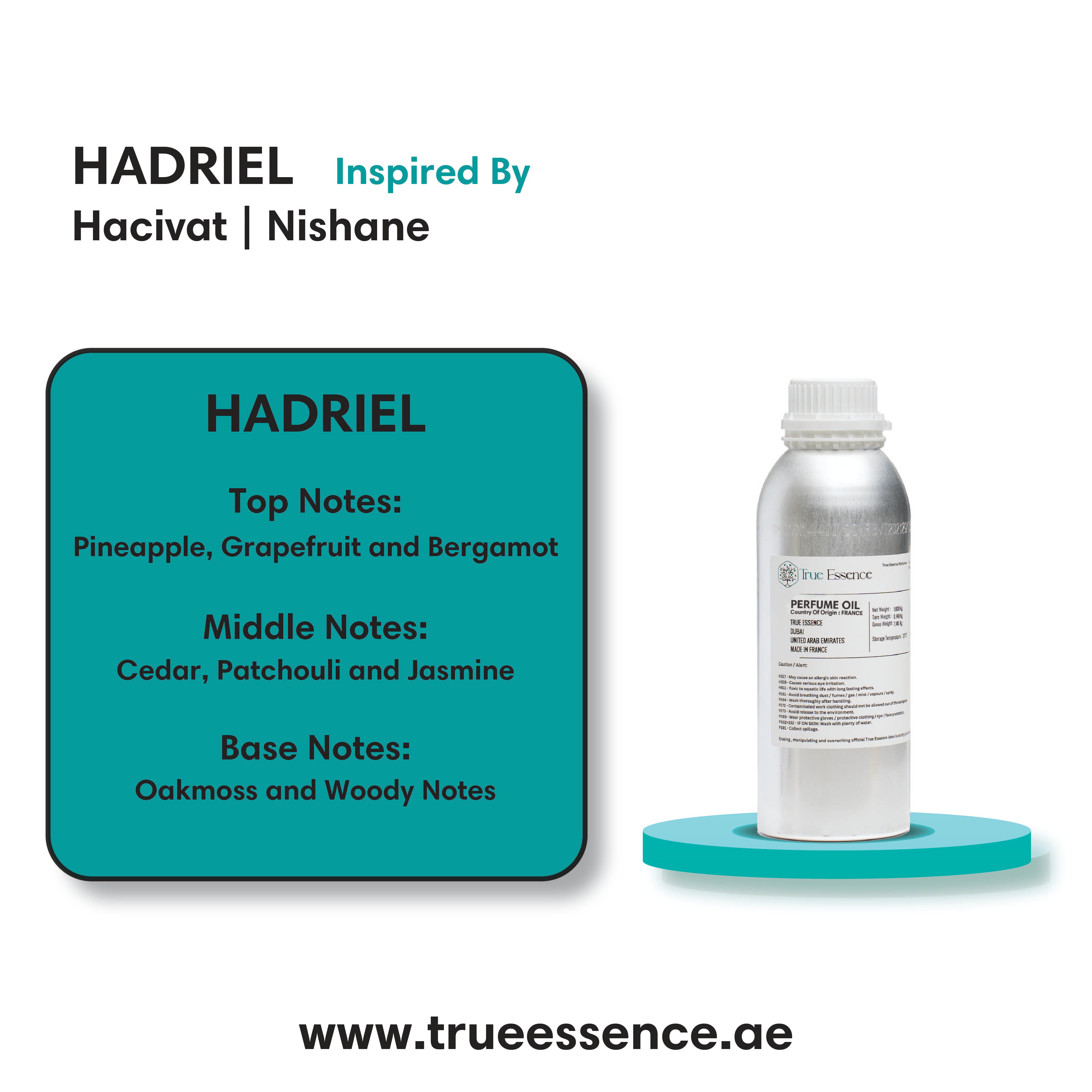 HADRIEL Inspired By Hacivat | Nishane | Medium Quality