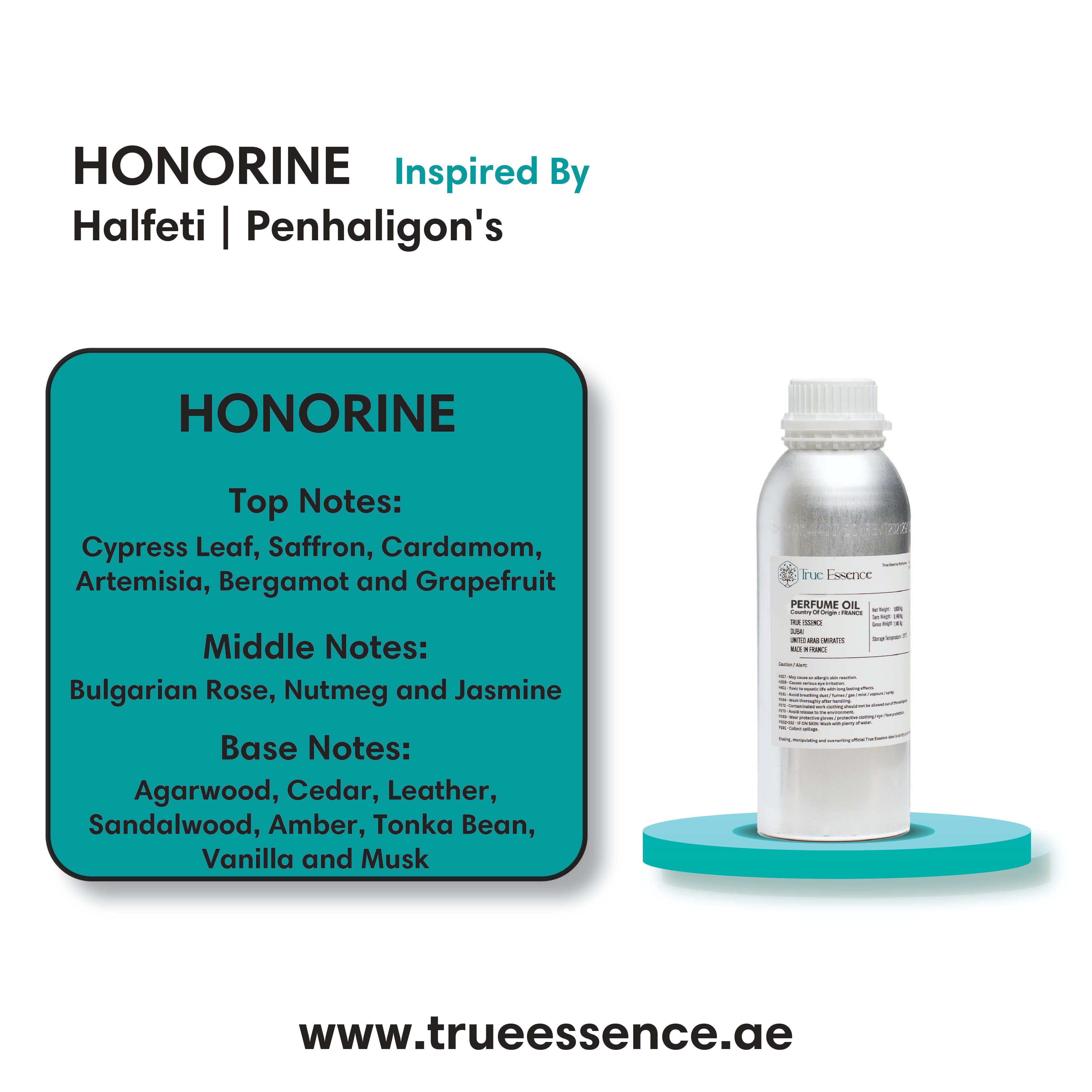 HONORINE Inspired By Halfeti | Penhaligon's | Medium Quality