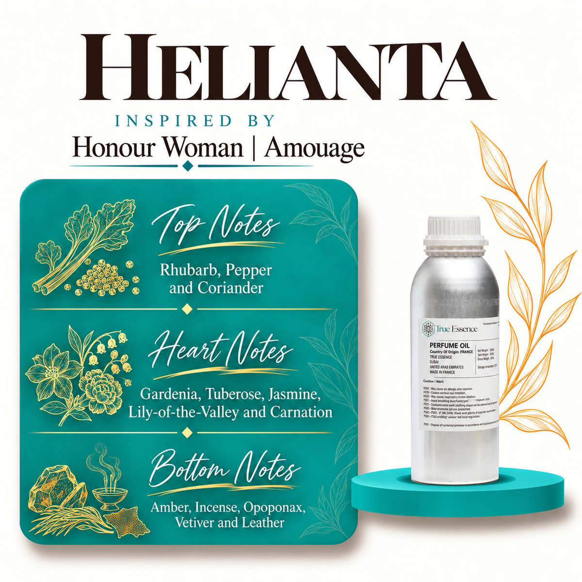 HELIANTA Inspired By Honour Woman | Amouage - Top Quality
