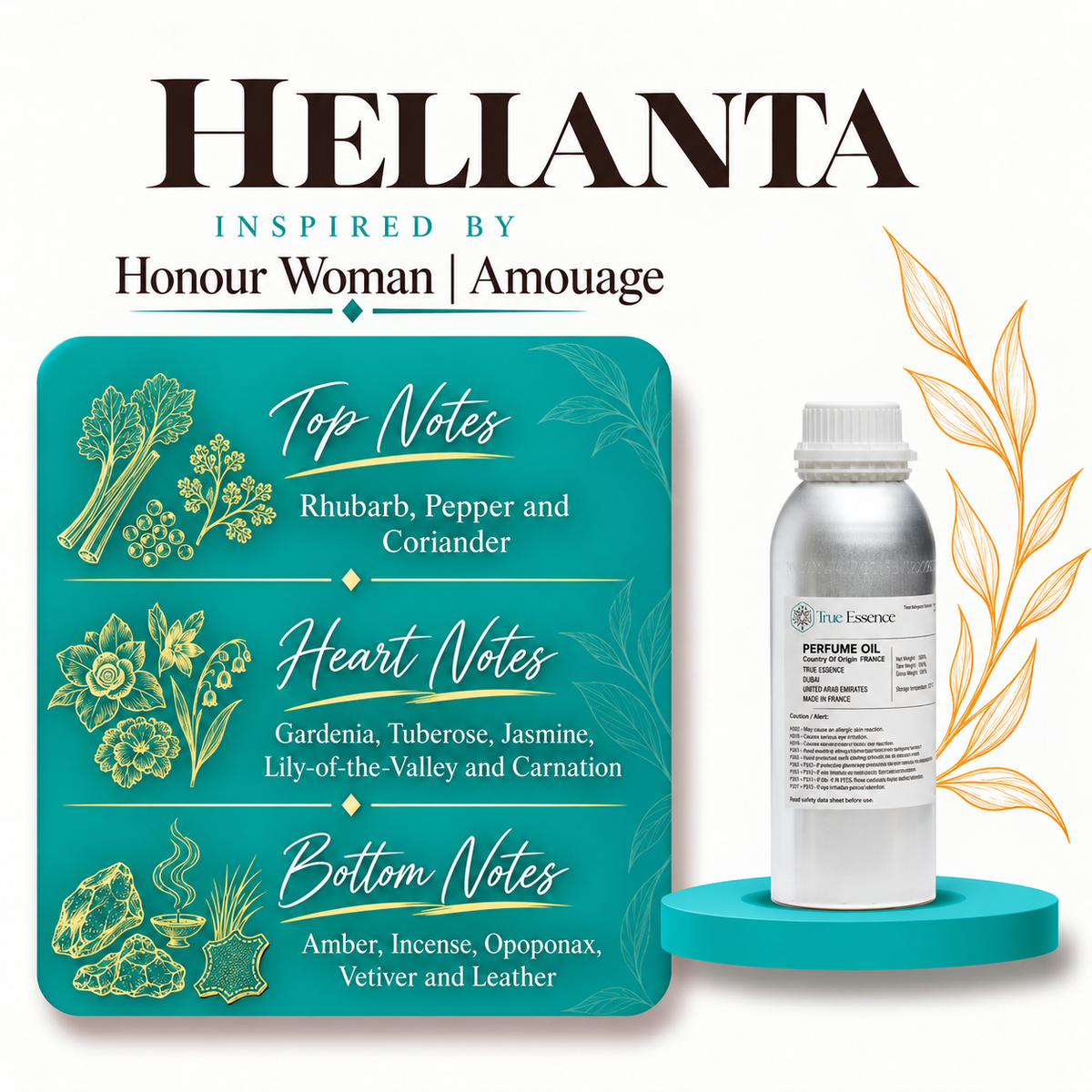 HELIANTA Inspired By Honour Woman | Amouage | Medium Quality