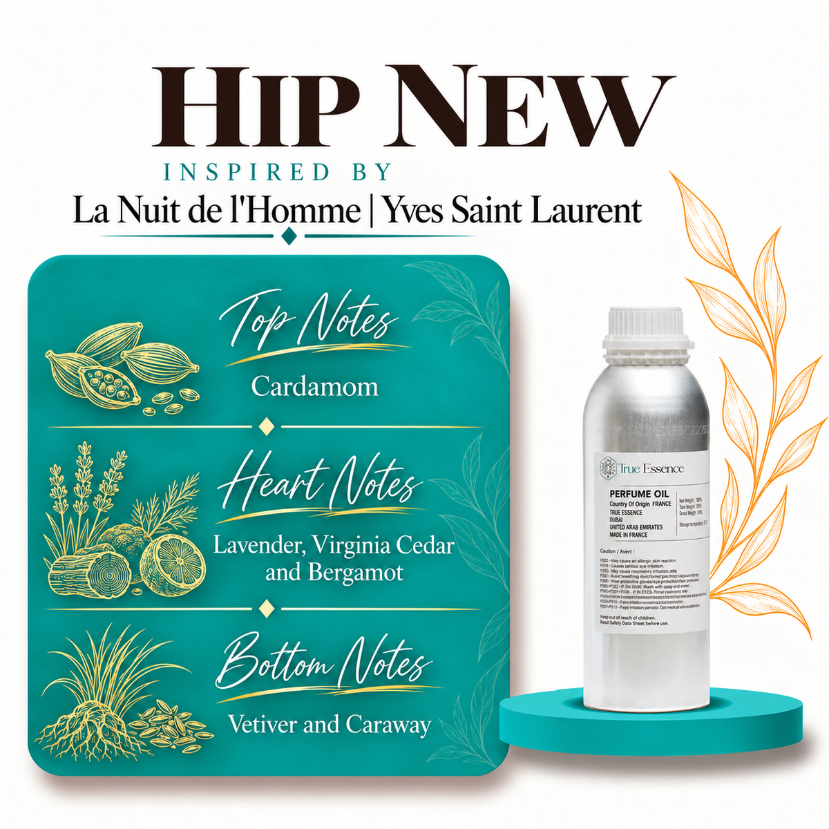 HIP NEW Inspired By La Nuit de l'Homme | Yves Saint Laurent | Medium Quality