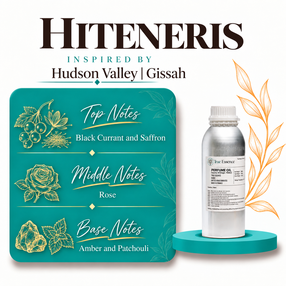 HITENERIS Inspired by Hudson Valley | Gissah | Top Quality