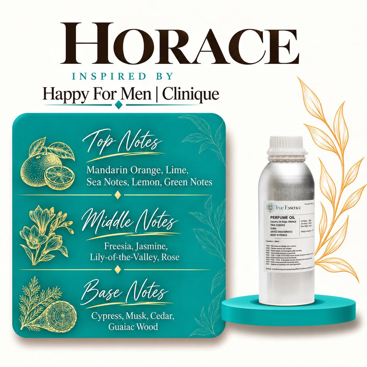 HORACE Inspired by  Happy for Men | Clinique | Medium Quality