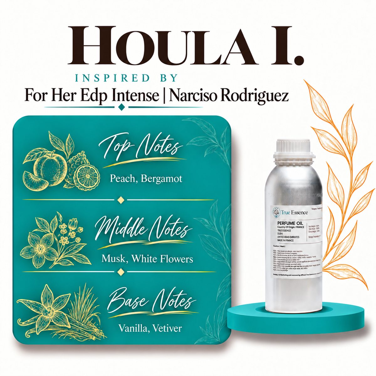 HOULA I.  Inspired by For Her Edp Intense | Narciso Rodriguez | Top  Quality
