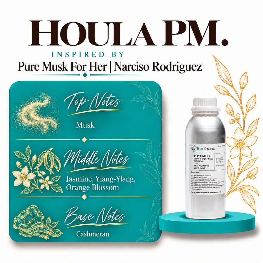 HOULA PM. Inspired by Pure Musk For Her | Narciso Rodriguez | Medium Quality