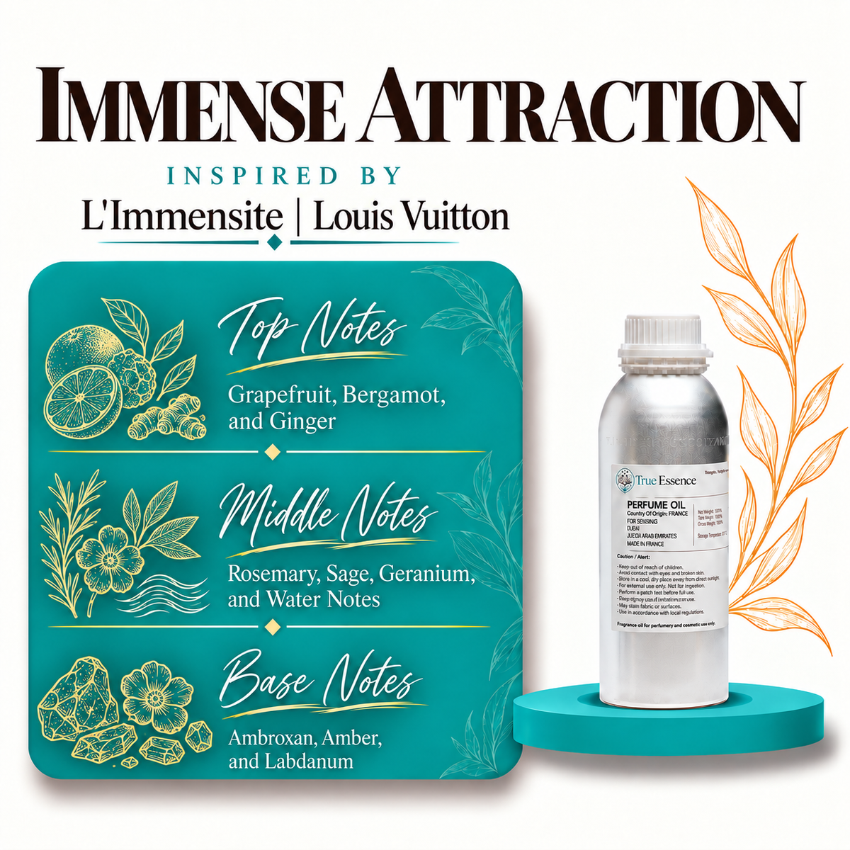 IMMENSE ATTRACTION Inspired by L'Immensite  | Louis Vuitton | Top Quality
