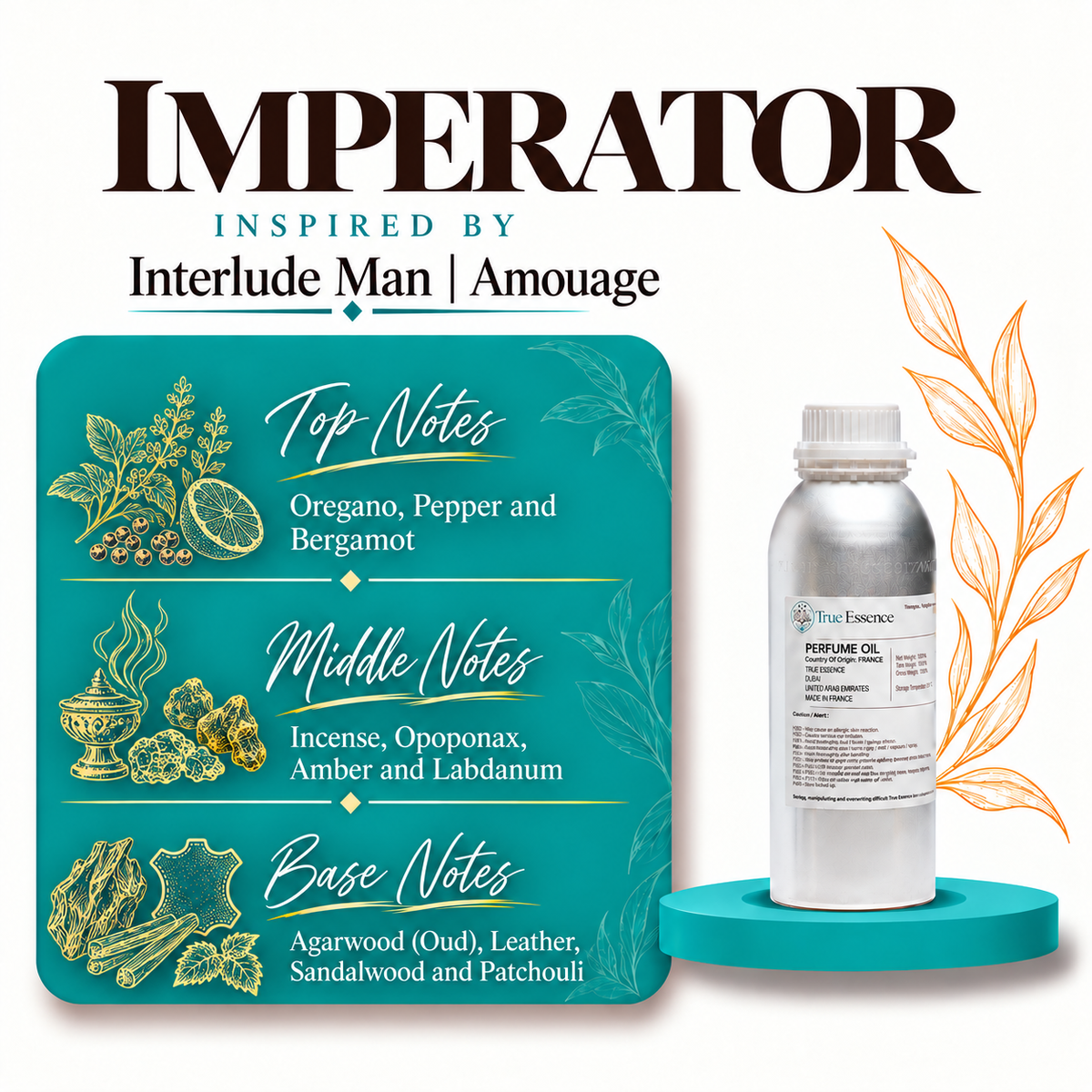IMPERATOR Inspired By Interlude Man | Amouage - Top Quality
