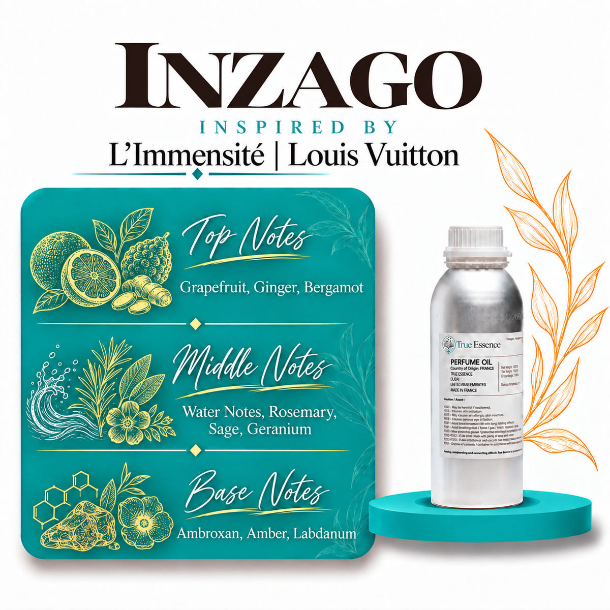 INZAGO Inspired By L’Immensité | Louis Vuitton | Top Quality