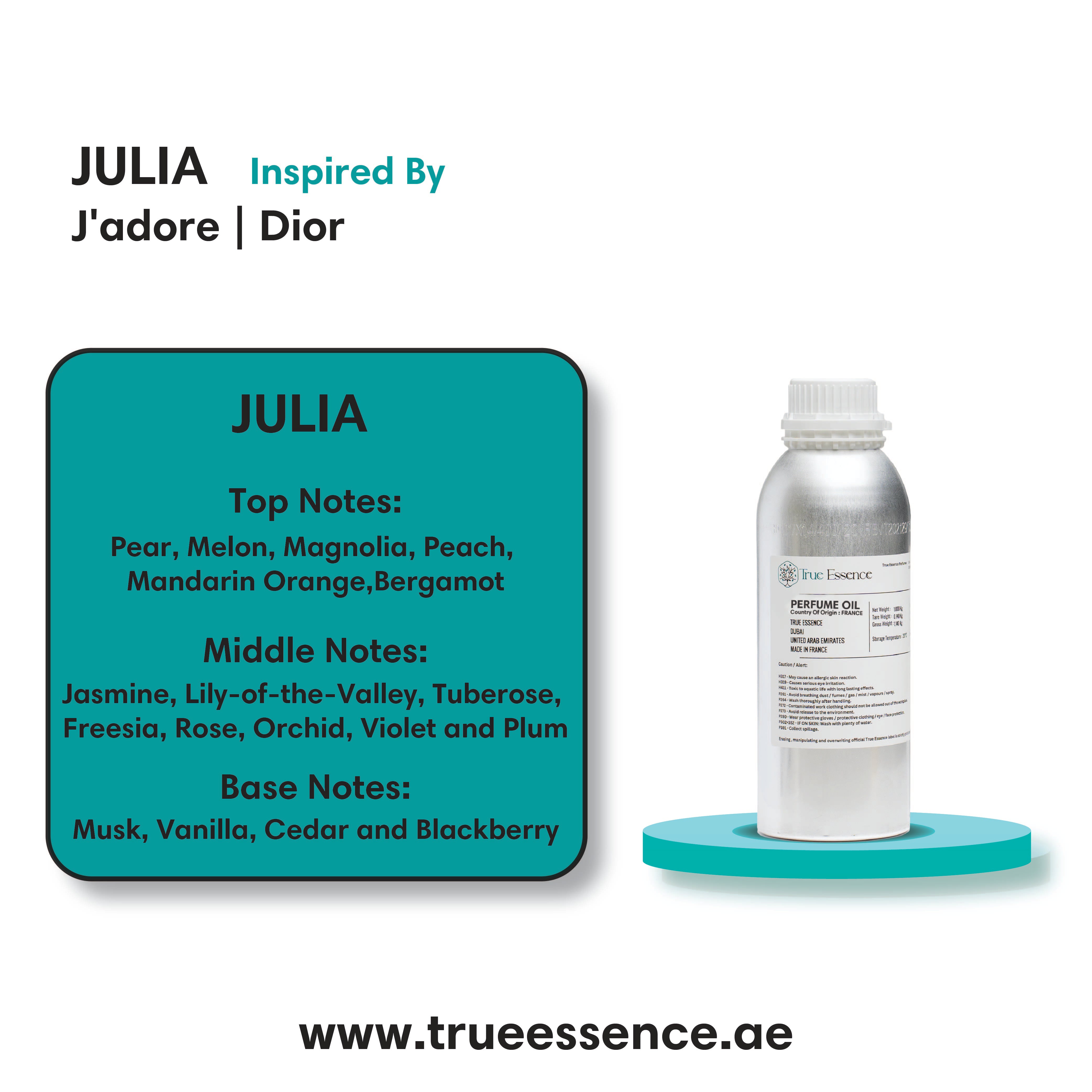 JULIA Inspired By J'adore | Dior | Medium Quality
