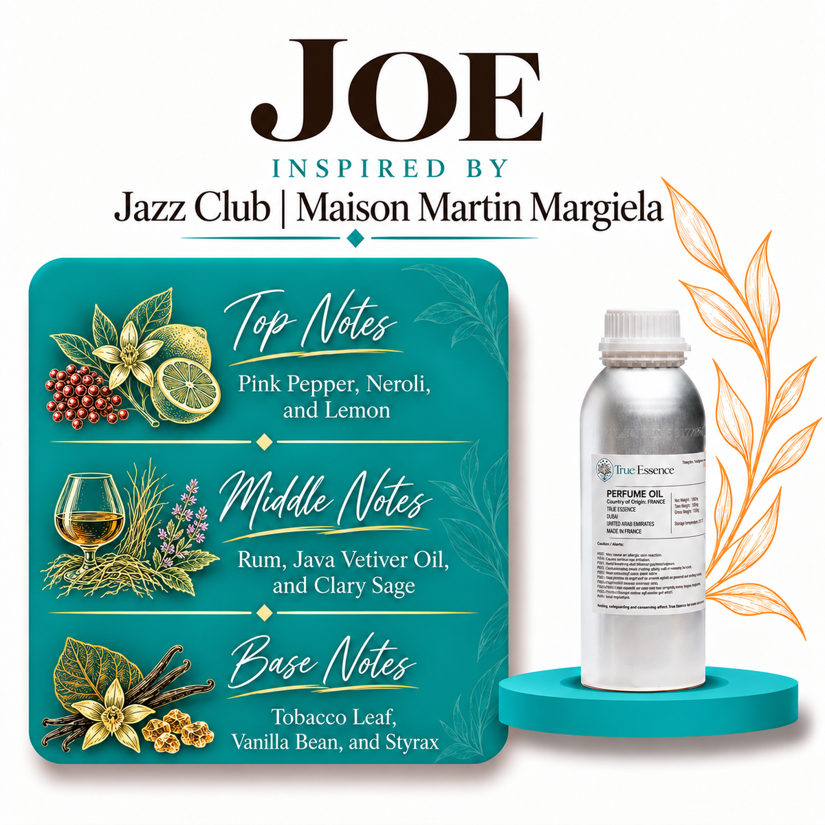 JOE Inspired by Jazz Club | Maison Martin Margiela | Medium Quality