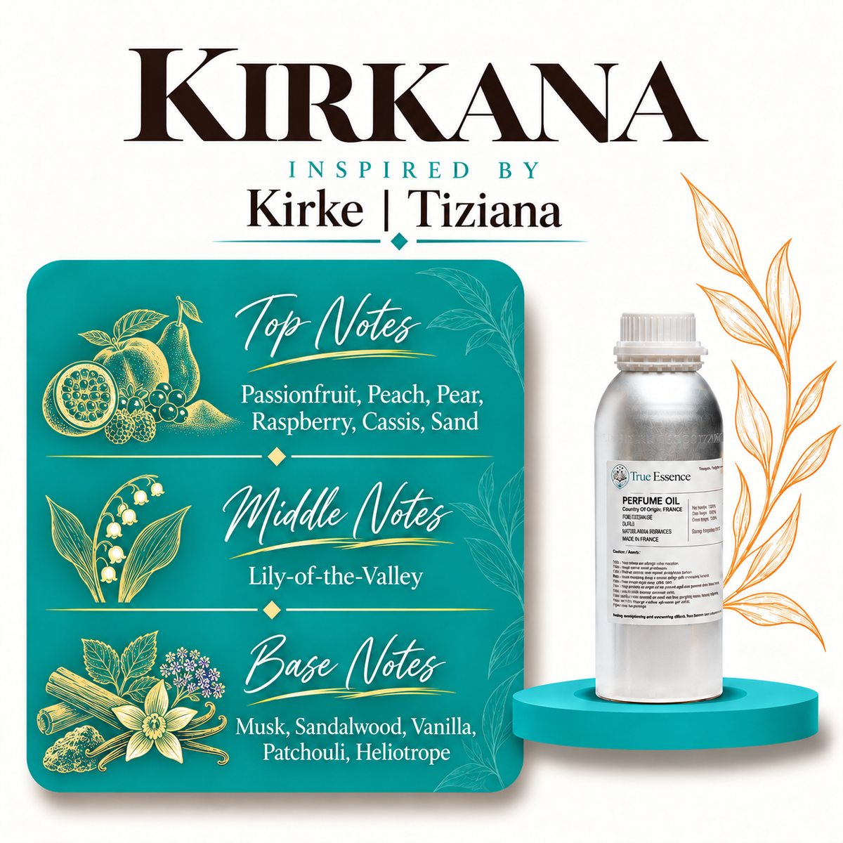 KIRKANA Inspired By Kirke | Tiziana | Top Quality