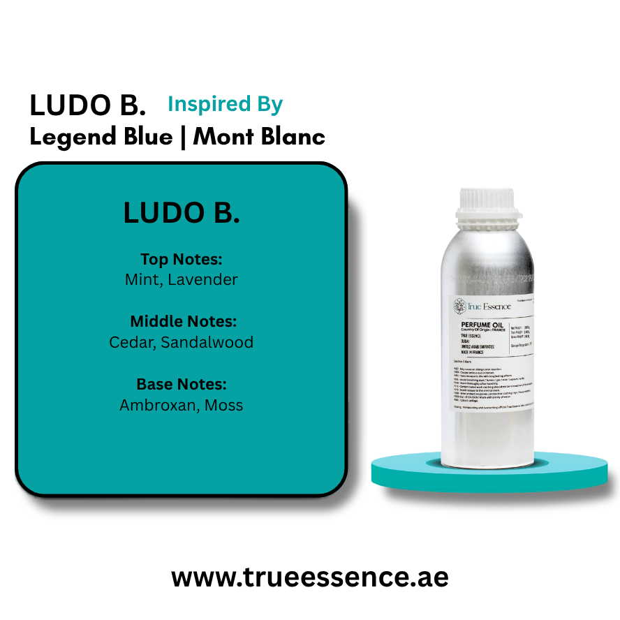 LUDO B. Inspired by Legend Blue | Mont Blanc | Medium Quality