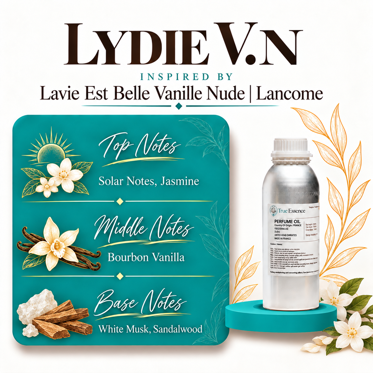 LYDIE V.N Inspired by La Vie Est Belle Vanille Nude | Lancôme | Top Quality