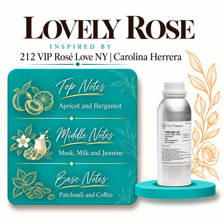 عطر لوفلي روز مستوحى من عطر 212 VIP Rosé Love NY | كارولينا هيريرا | جودة عالية 