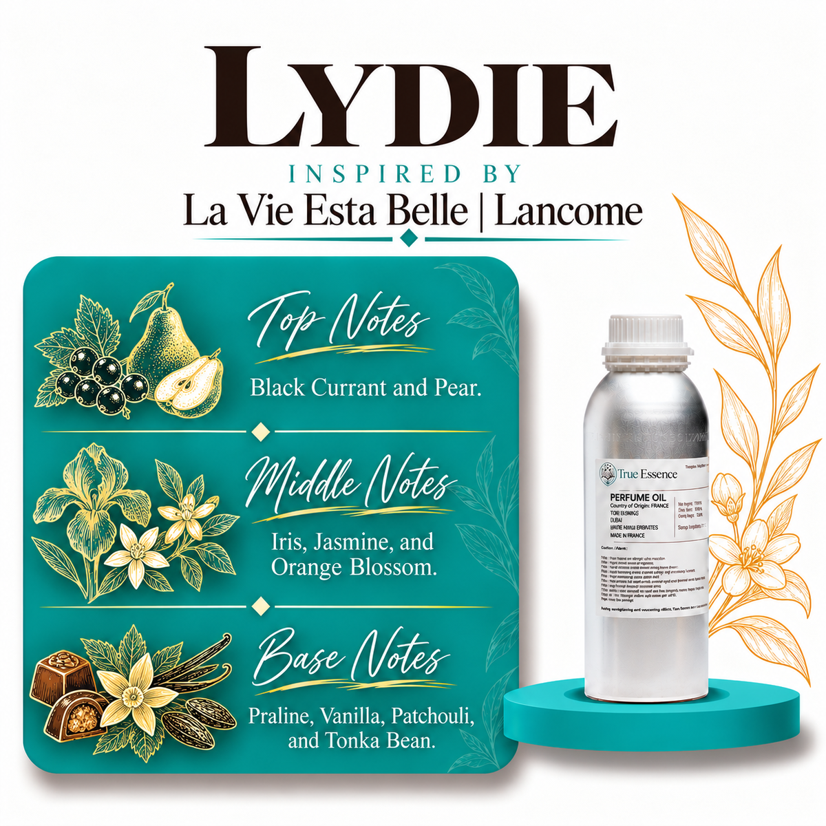 LYDIE Inspired by  La Vie Esta Belle | Lancome | Medium Quality