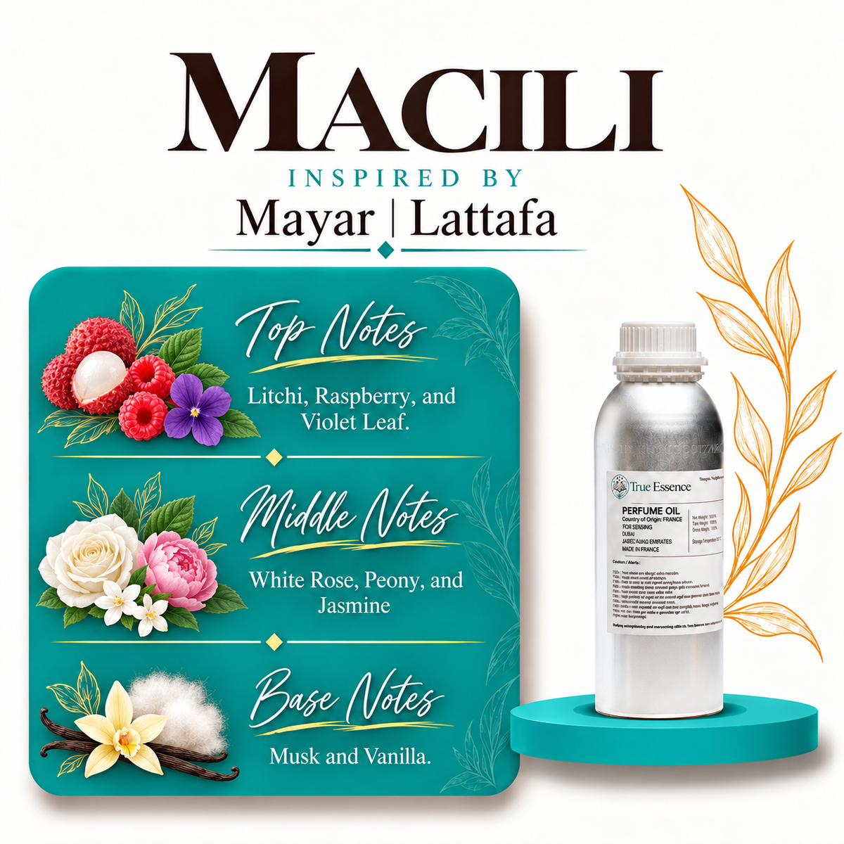MACILI Inspired by | Mayar | Lattafa Perfumes | Medium Quality