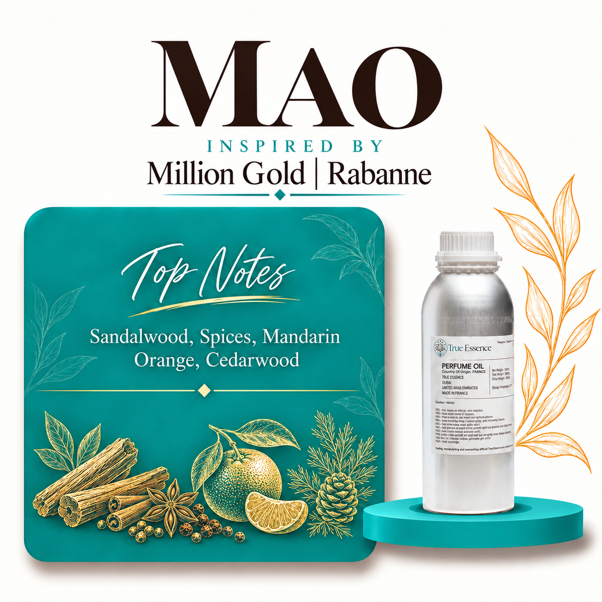 MAO Inspired By Million Gold | Rabanne | Medium Quality