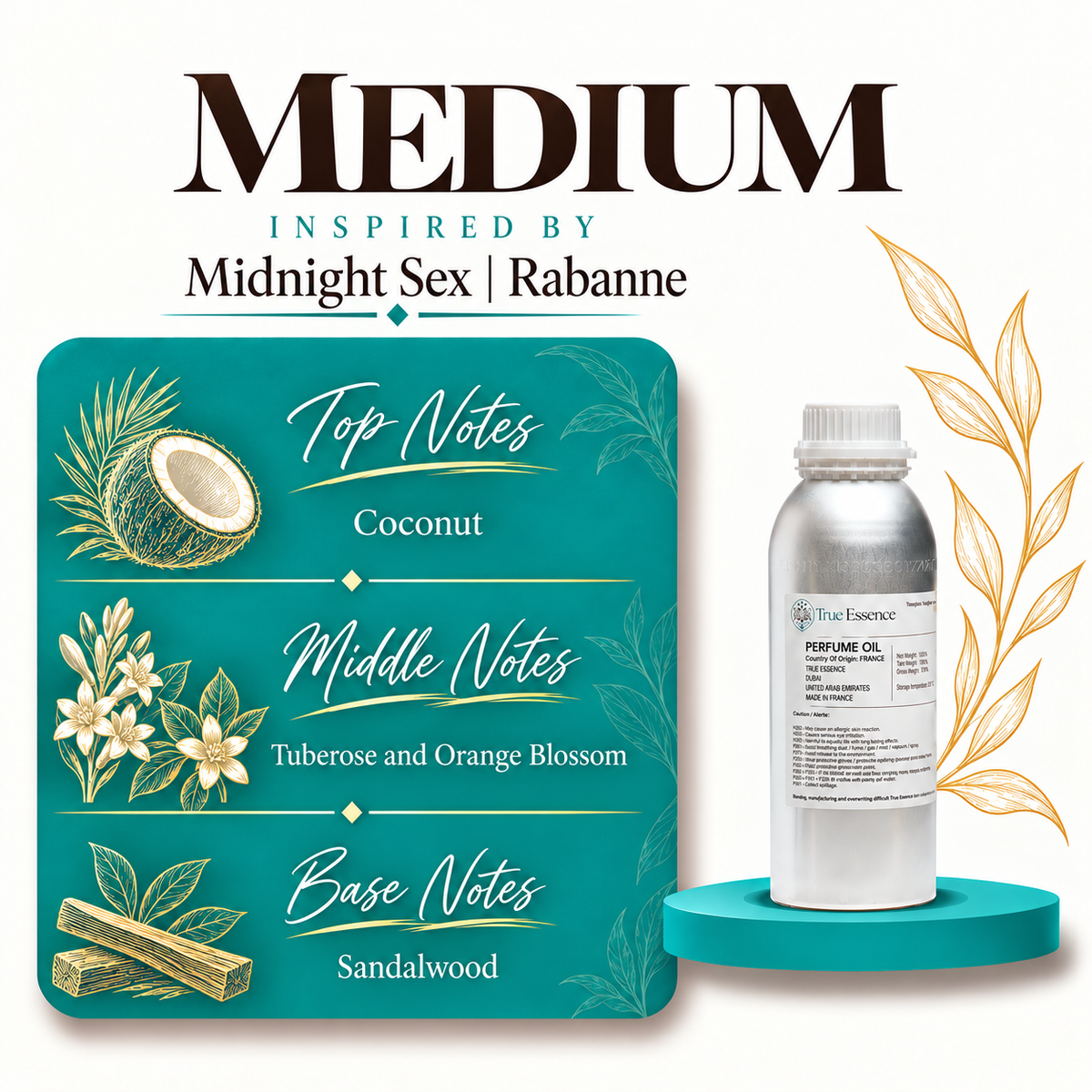 MEDIUM Inspired By Midnight Sex | Rabanne | Medium Quality