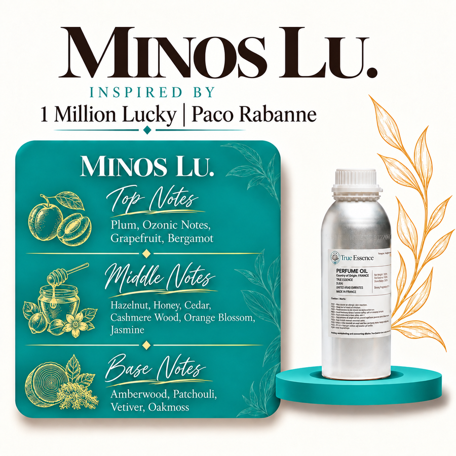 MINOS LU. Inspired by 1 Million Lucky  | Paco Rabanne | Top Quality