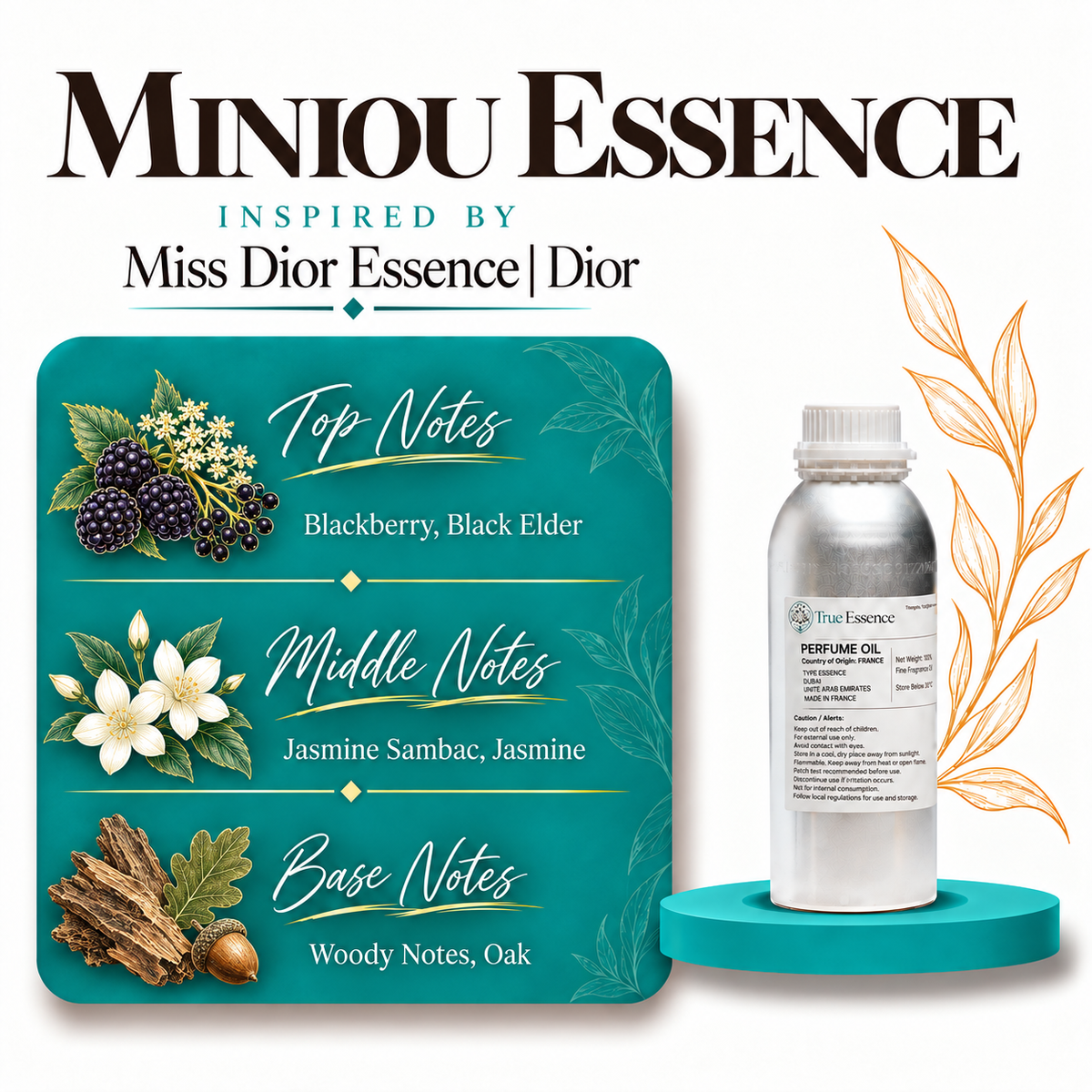 MINIOU ESSENCE Inspired by Miss Dior Essence | Dior | Medium Quality