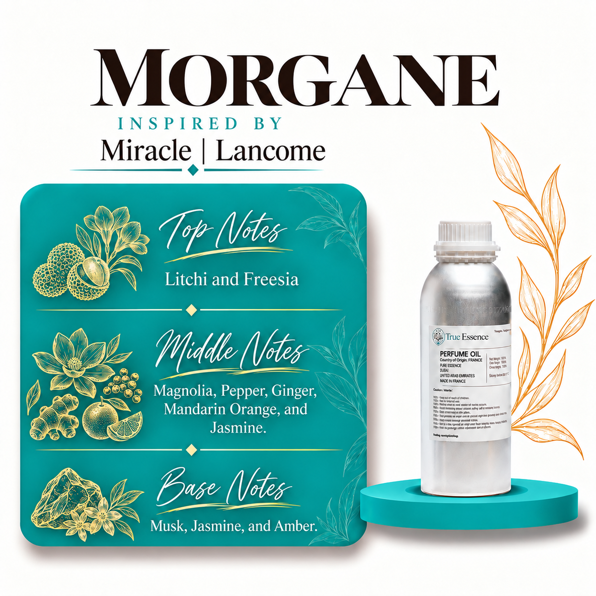 MORGANE Inspired by  Miracle | Lancome | Medium Quality