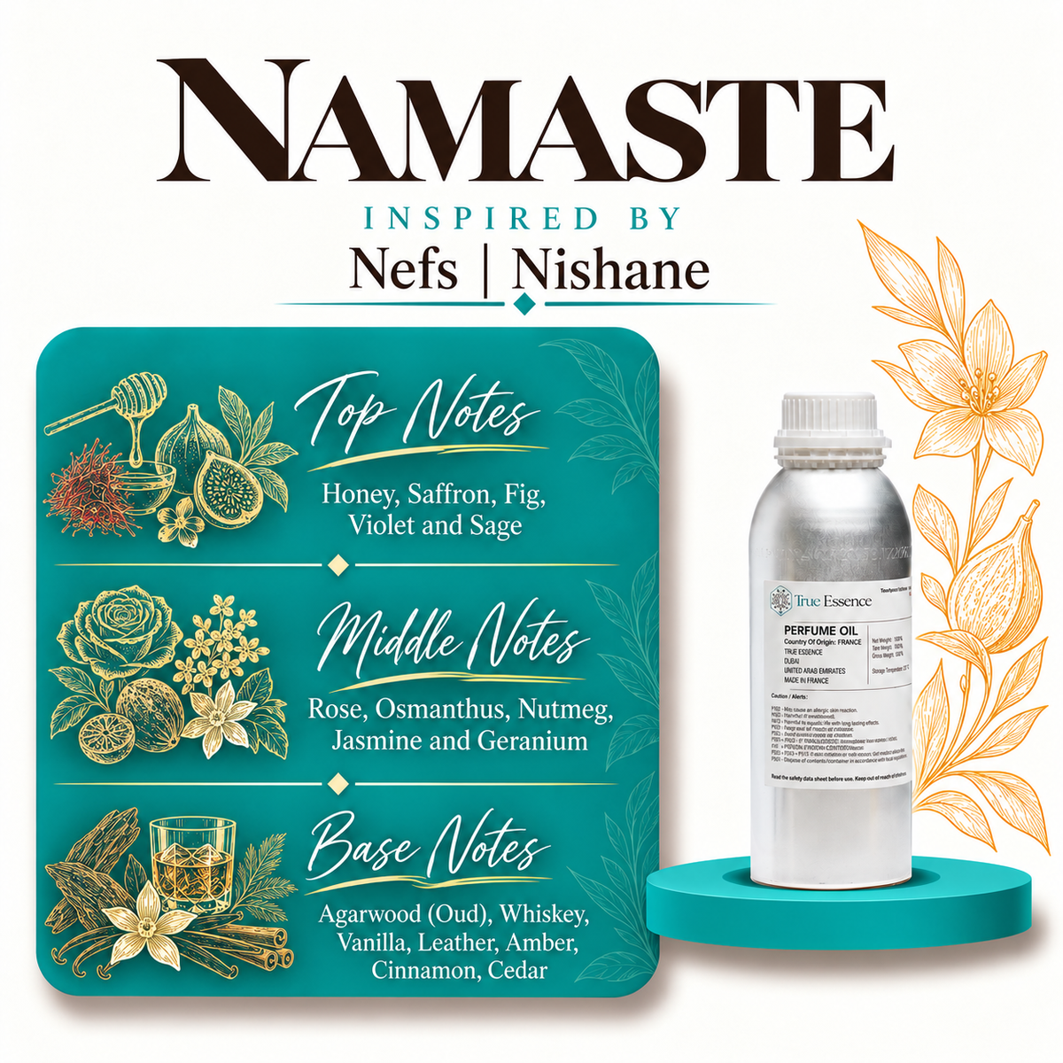 NAMASTE Inspired By Nefs | Nishane | Medium Quality