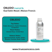 عطر OBLEDO مستوحى من أجواء العود الساتان | Maison Francis
