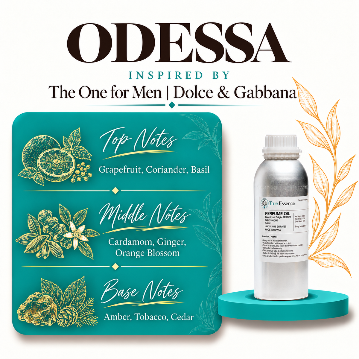 ODESSA Inspired By The One for Men | Dolce & Gabbana | Top Quality