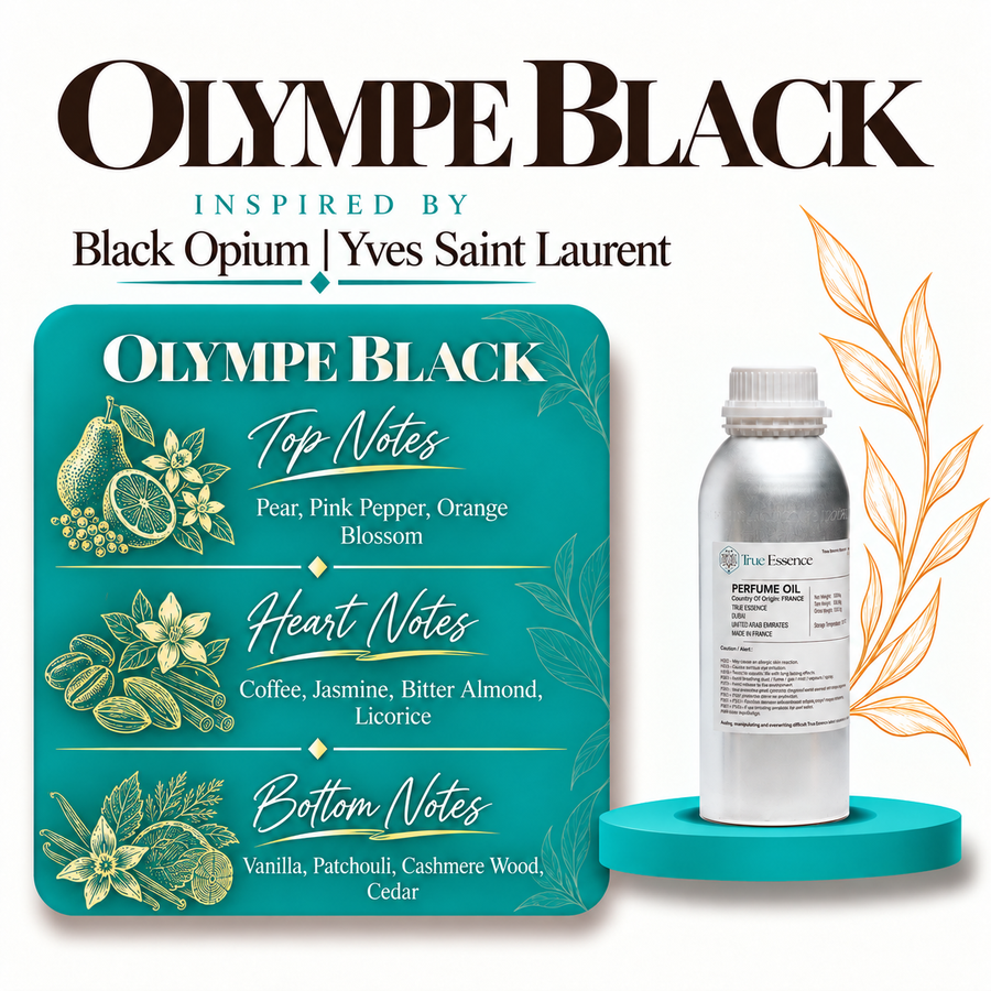 OLYMPE BLACK مستوحى من Black Opium | إيف سان لوران