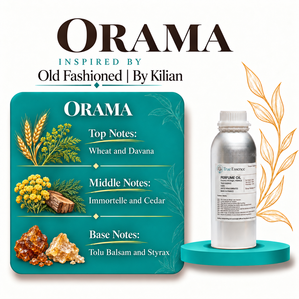ORAMA Inspired By Old Fashioned |  Kilian | Medium Quality