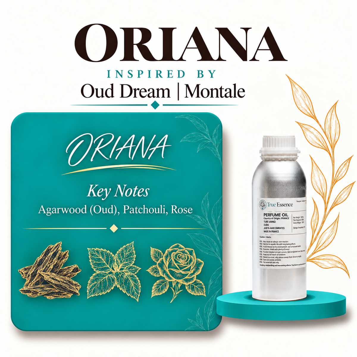 ORIANA Inspired by Oud Dream | Montale | Top Quality