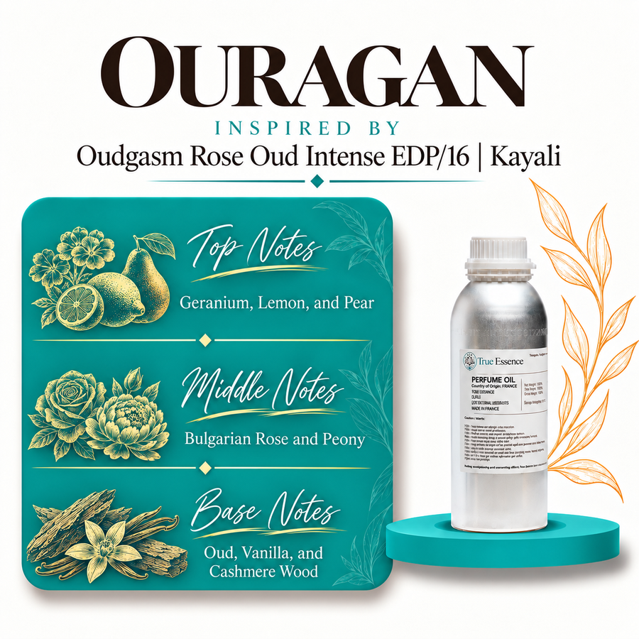 OURAGAN Inspired by Oudgasm Rose Oud Intense Eau de parfum/16 | Kayali | Medium Quality