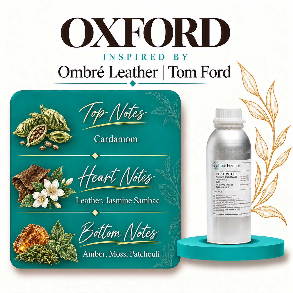 OXFORD Inspired By Ombré Leather | Tom Ford | Medium Quality
