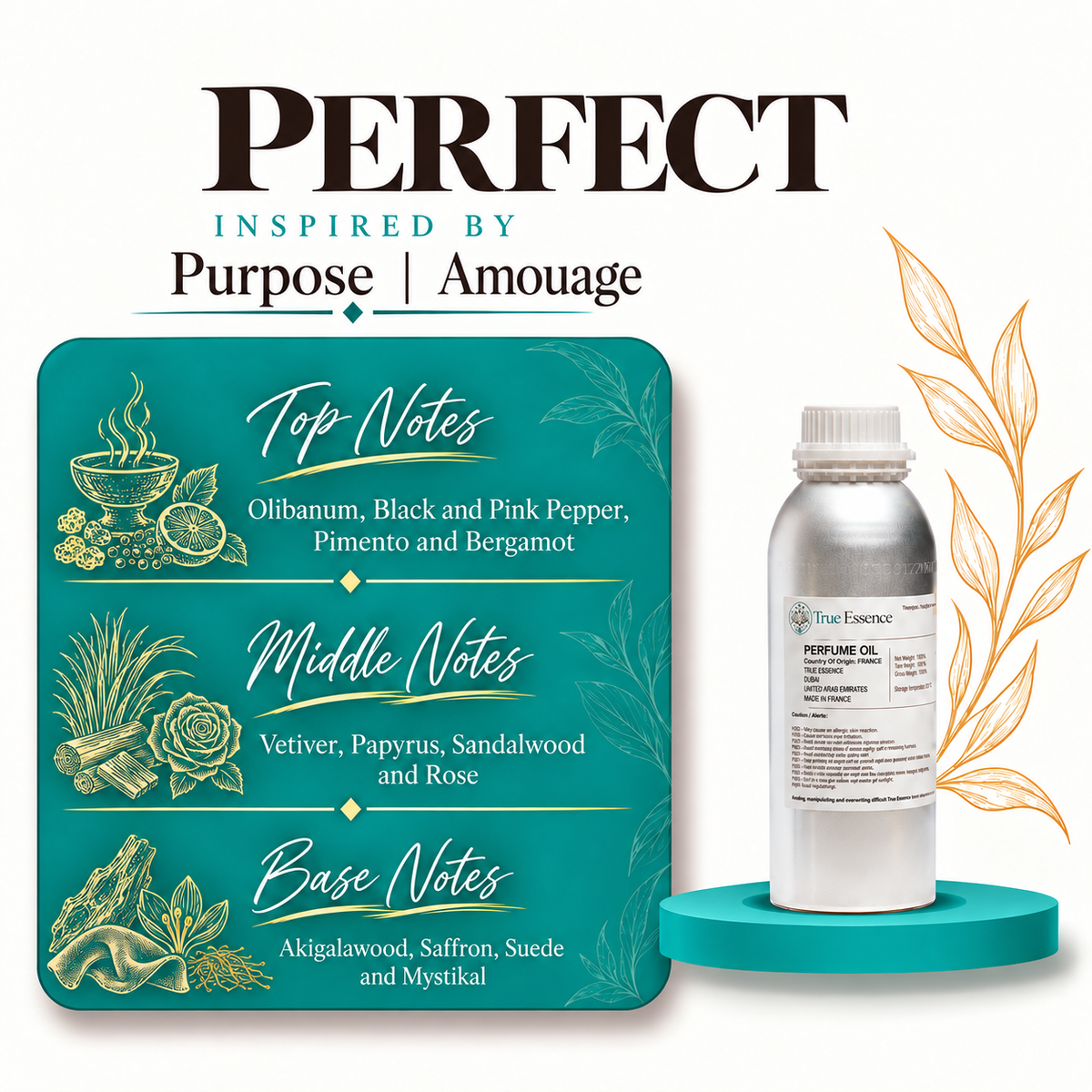 PERFECT Inspired By Purpose | Amouage | Medium Quality