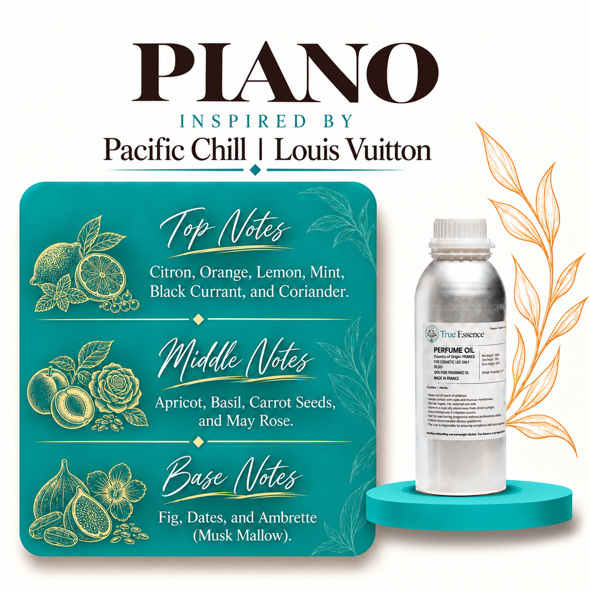 PIANO Inspired By Pacific Chill | Louis Vuitton | Top Quality