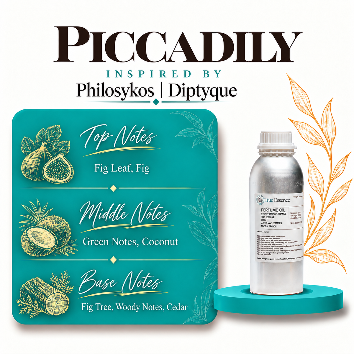PICCADILY Inspired by Philosykos | Diptyque | Medium Quality