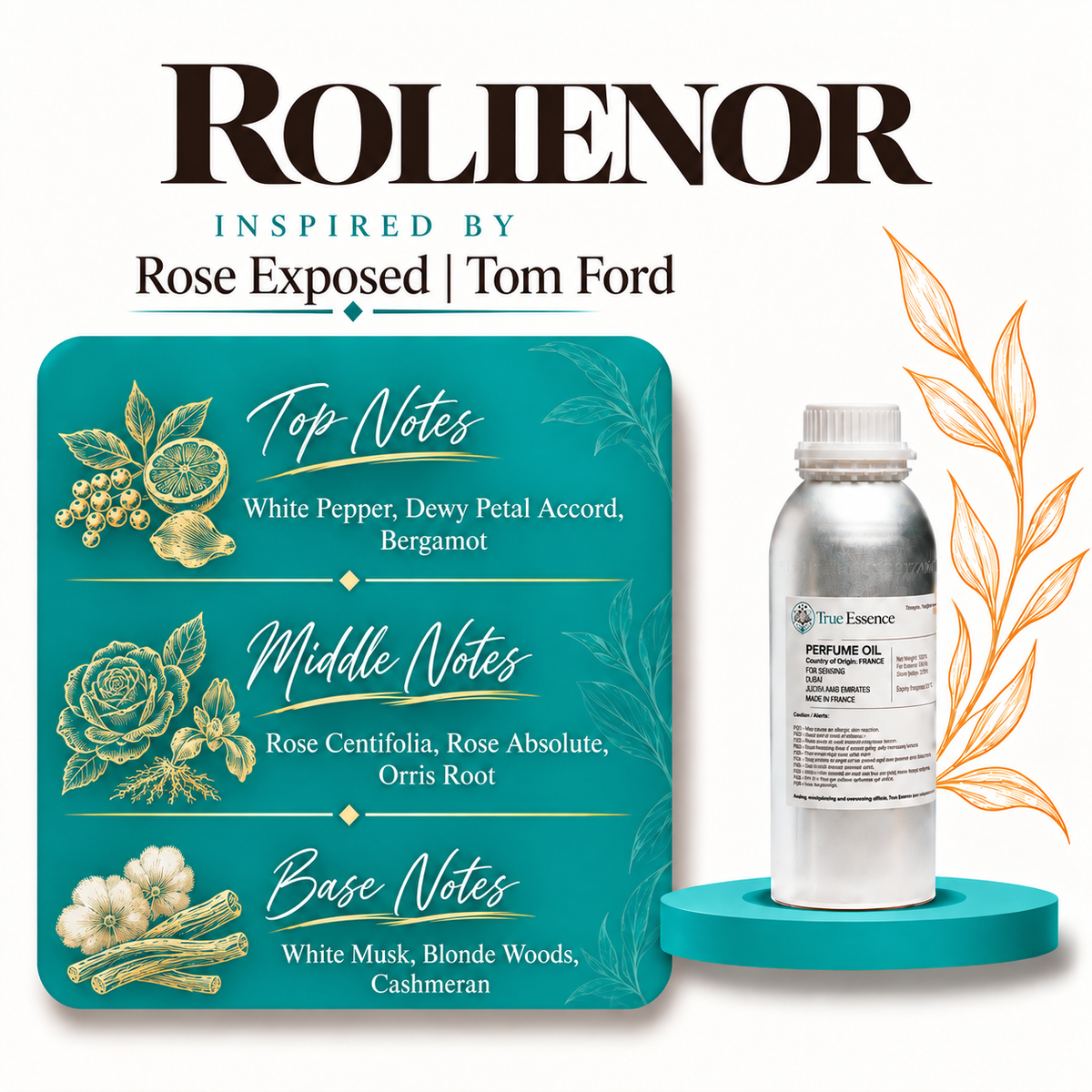 ROLIENOR Inspired by Rose Exposed  | Tom Ford | Medium Quality
