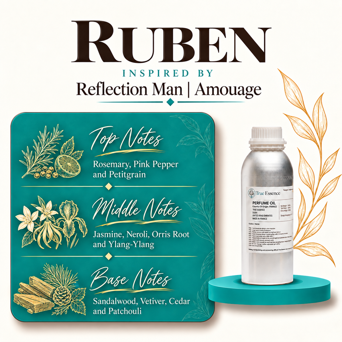 RUBEN Inspired By Reflection Man | Amouage | Top Quality