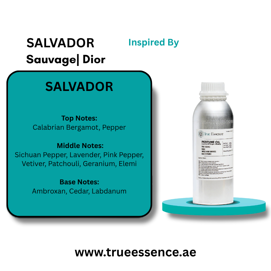 SALVADOR Inspired By Sauvage | Dior | Medium Quality