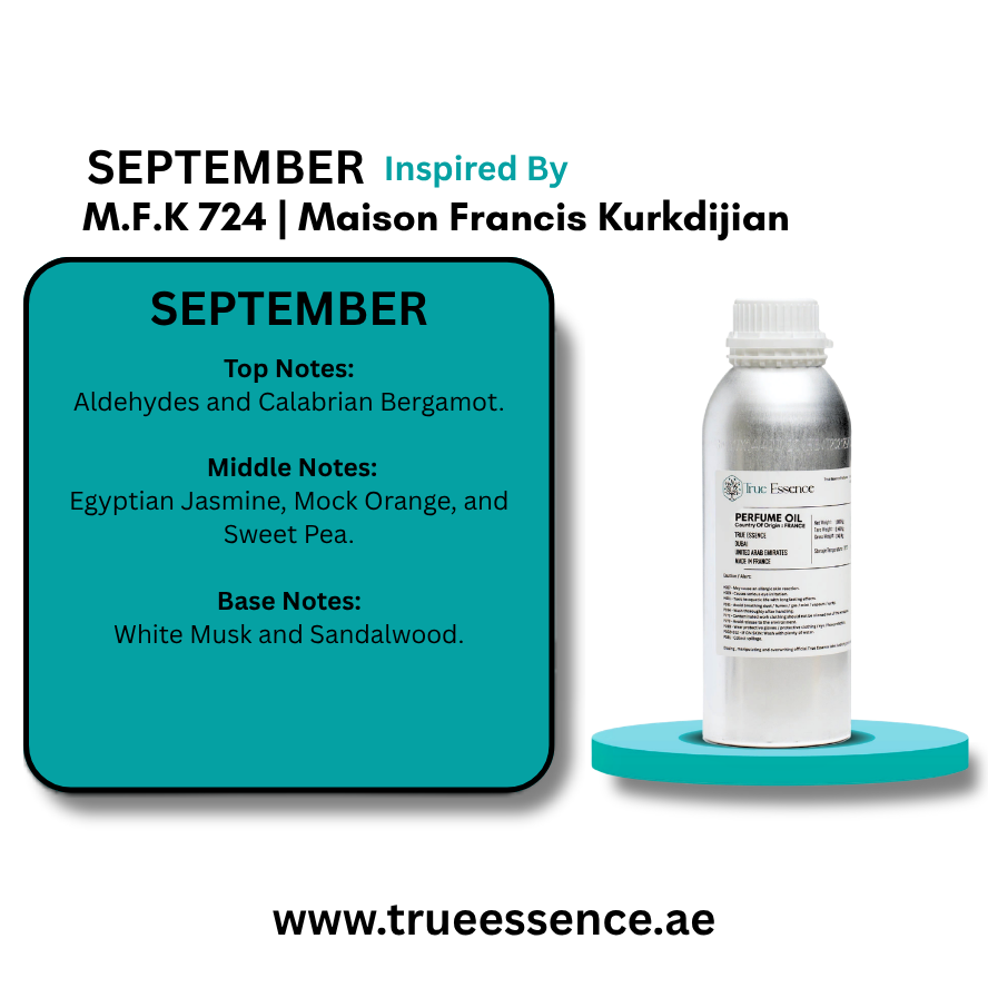 SEPTEMBER Inspired by M.F.K 724 | Maison Francis Kurkdijian | Medium Quality