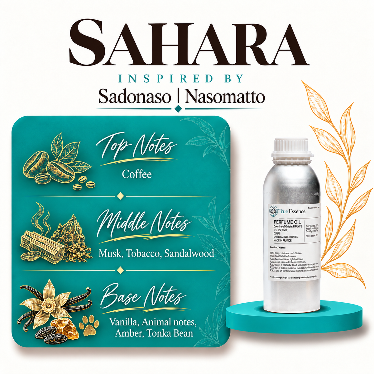 SAHARA Inspired By Sadonaso | Nasomatto | Top Quality