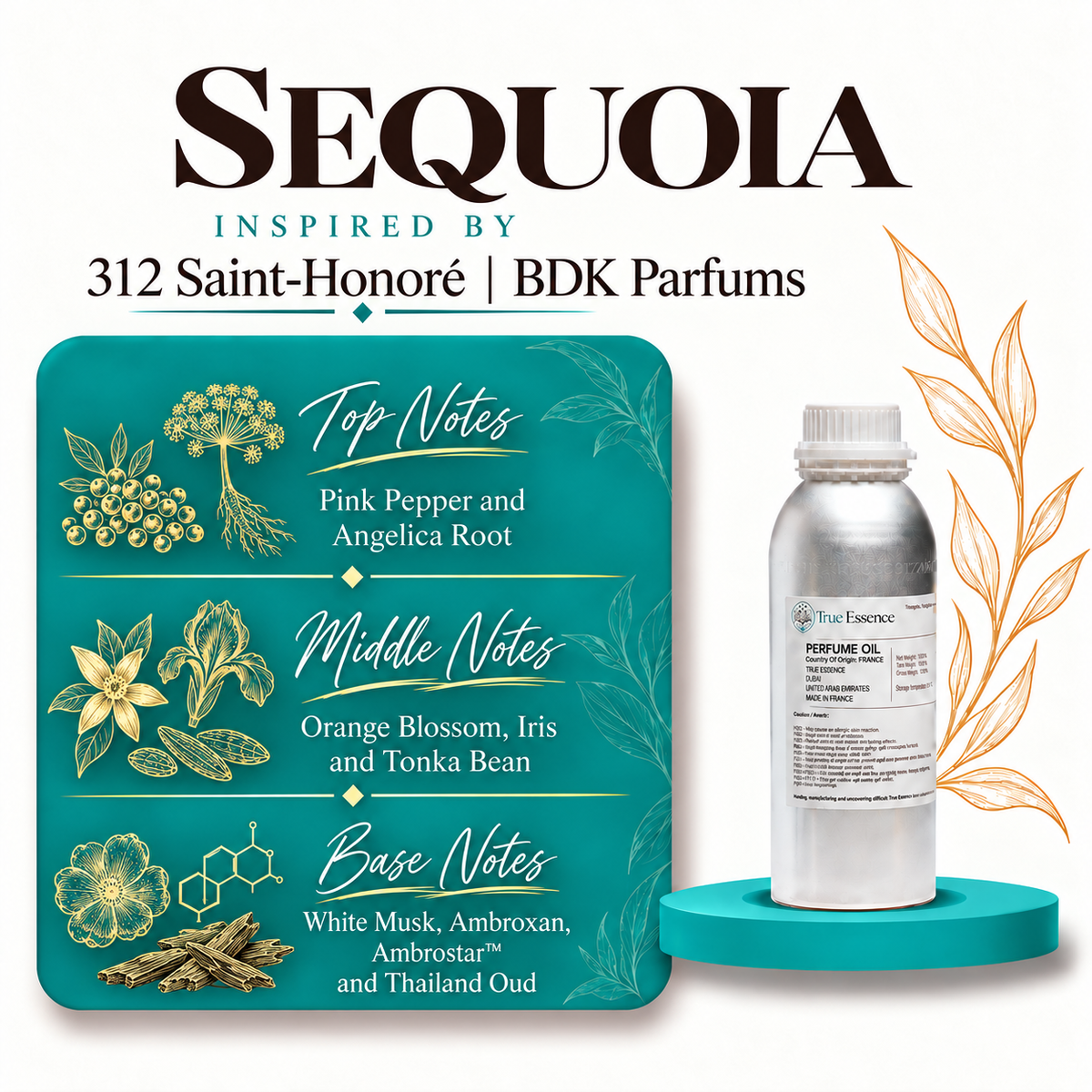 SEQUOIA Inspired By 312 Saint-Honoré | BDK Parfums | Medium Quality
