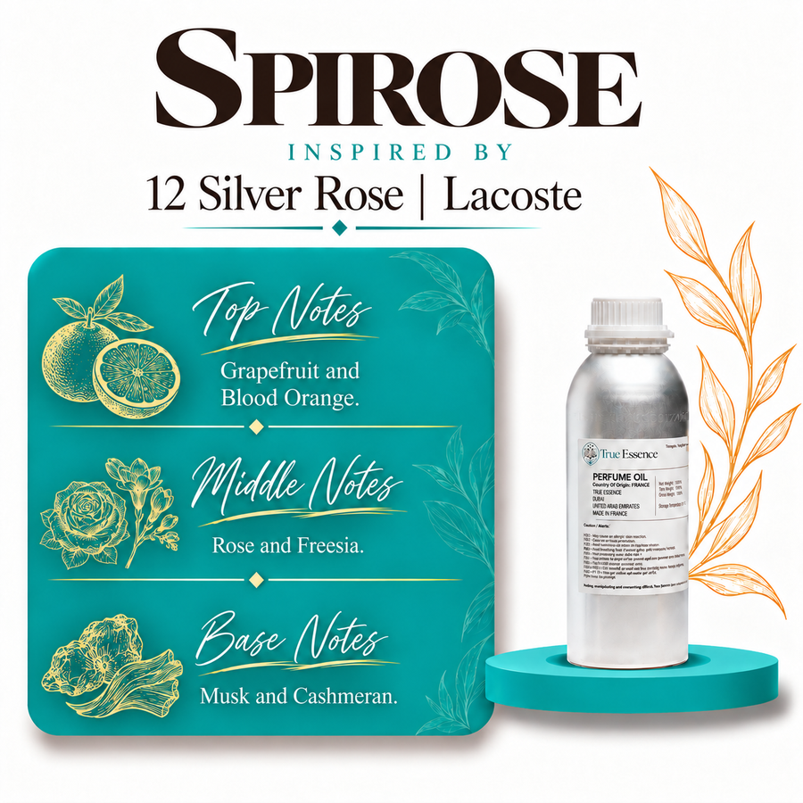 SPIROSE Inspired by 12 Silver Rose | Lacoste | Medium Quality